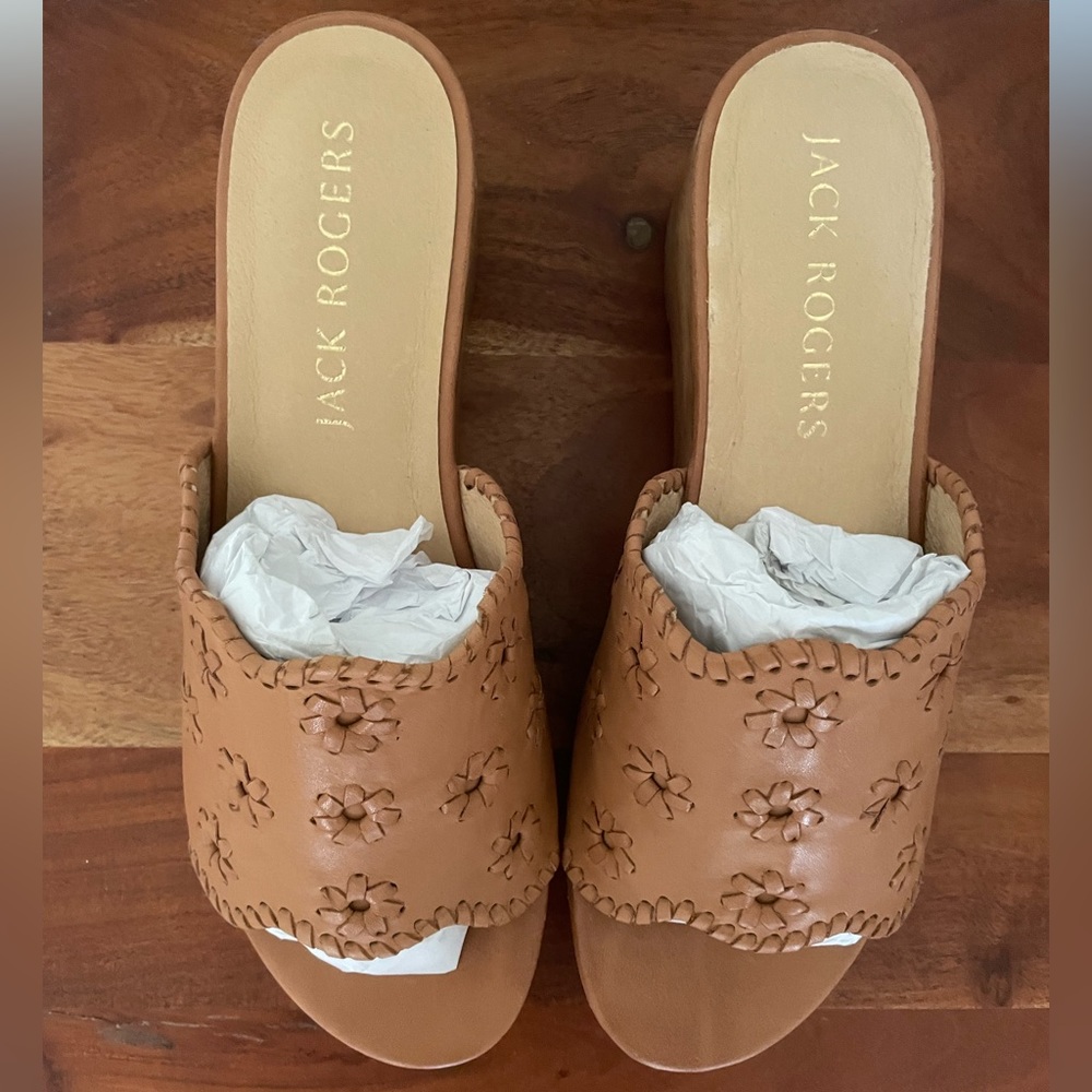 Jack Rogers Wedge Sandals Size 9